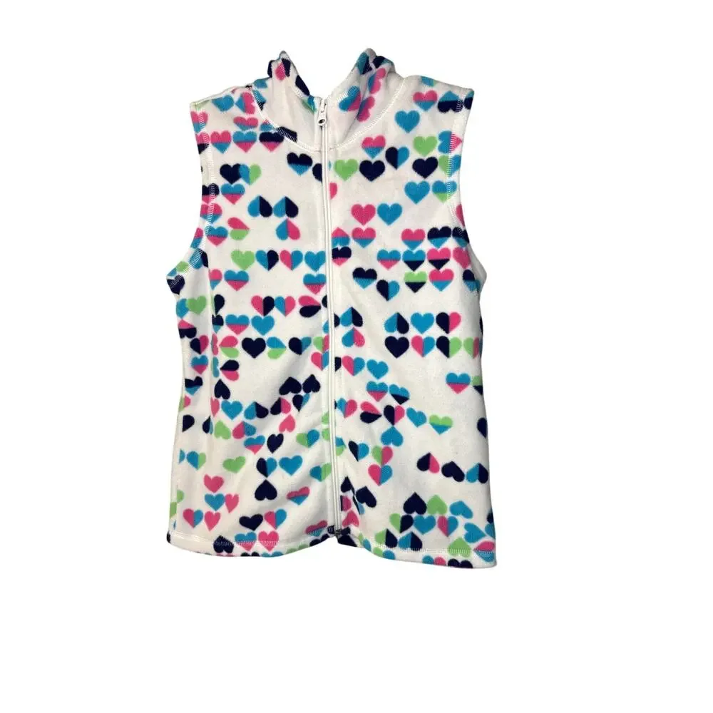 Colorful‎ Heart Pattern Kids Vest Girls XL Old Navy